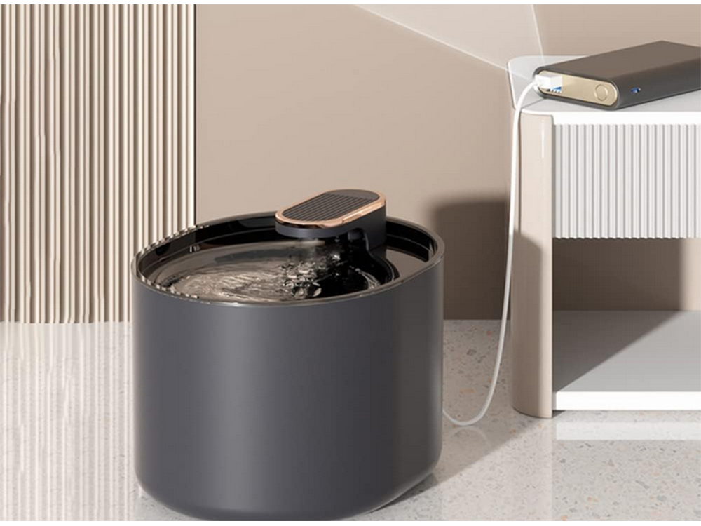 Automatinis kačių girdytuvas šunų vandens fontanas filtruoja vandens dubenėlį, Juoda, Szín, Fekete