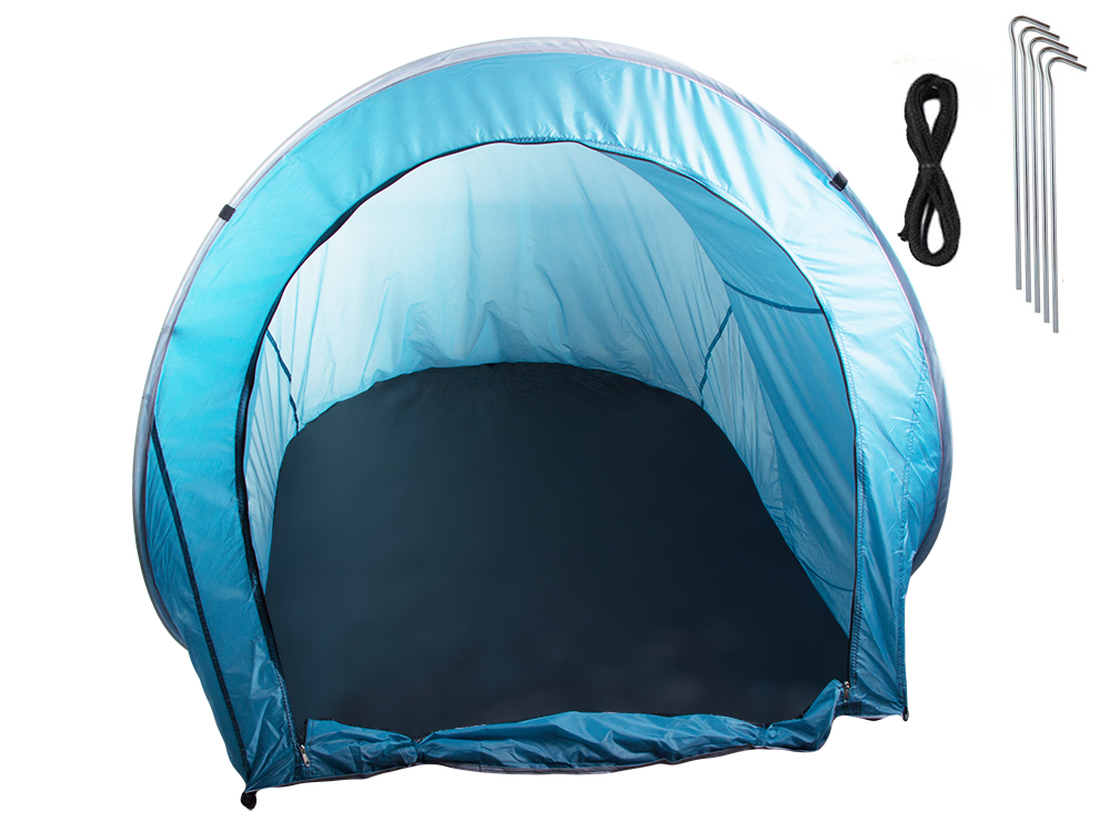 Paplūdimio palapinė savaime sulankstoma rakinama didelė iššokanti danga paplūdimiui