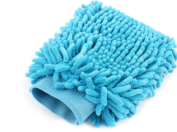 Mikropluošto audinio pirštinė, skirta plauti automobilių plovyklą ant rankų, Mėlyna, Szín, Kék