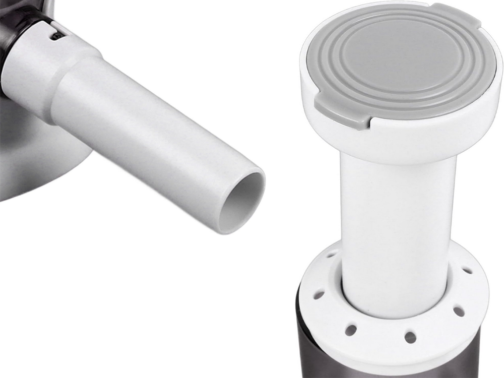 Rankinis dešrų kimštuvas su 4 antgaliais vertikali purkštuvo mašina