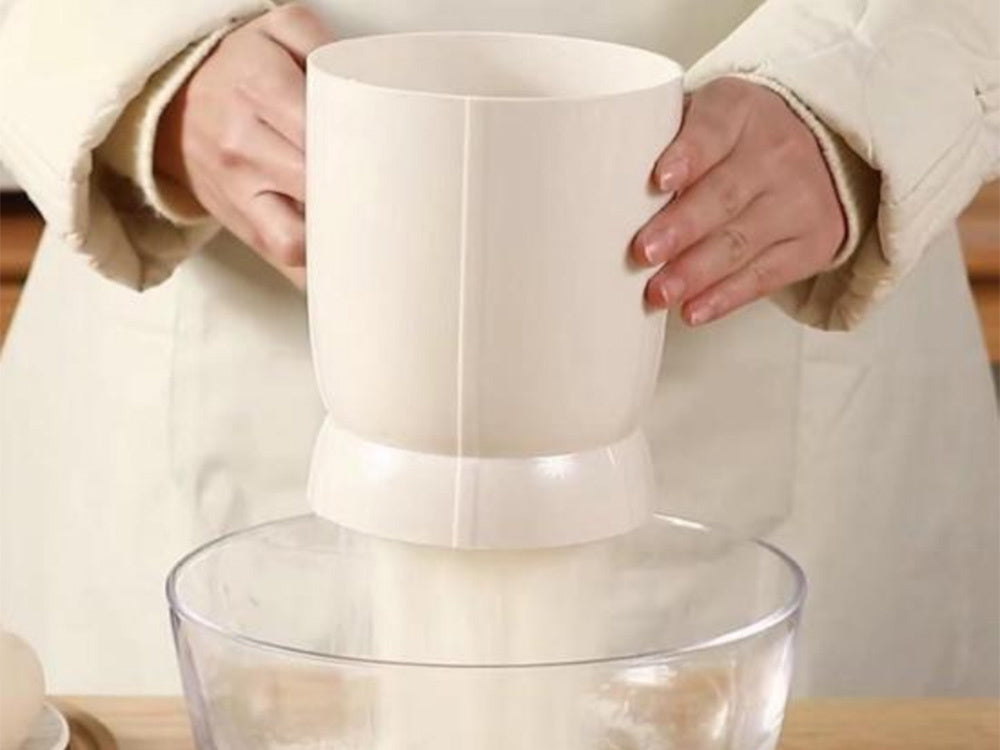 Miltų sijojimo sietas virtuvinis sietelis elektrinis puodų sietelis