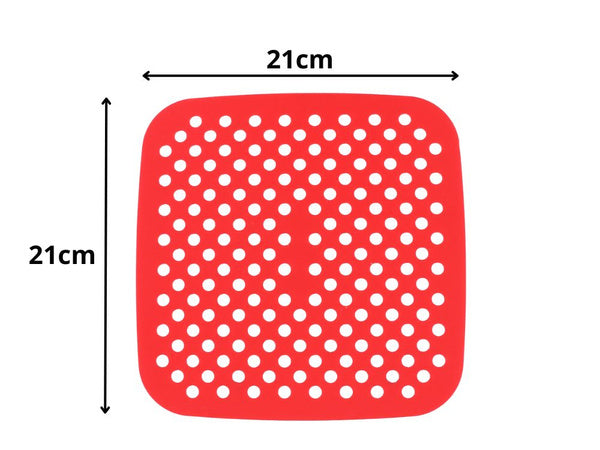 Air fryer's coast coupon, silikonas 21 cm kvadratinis