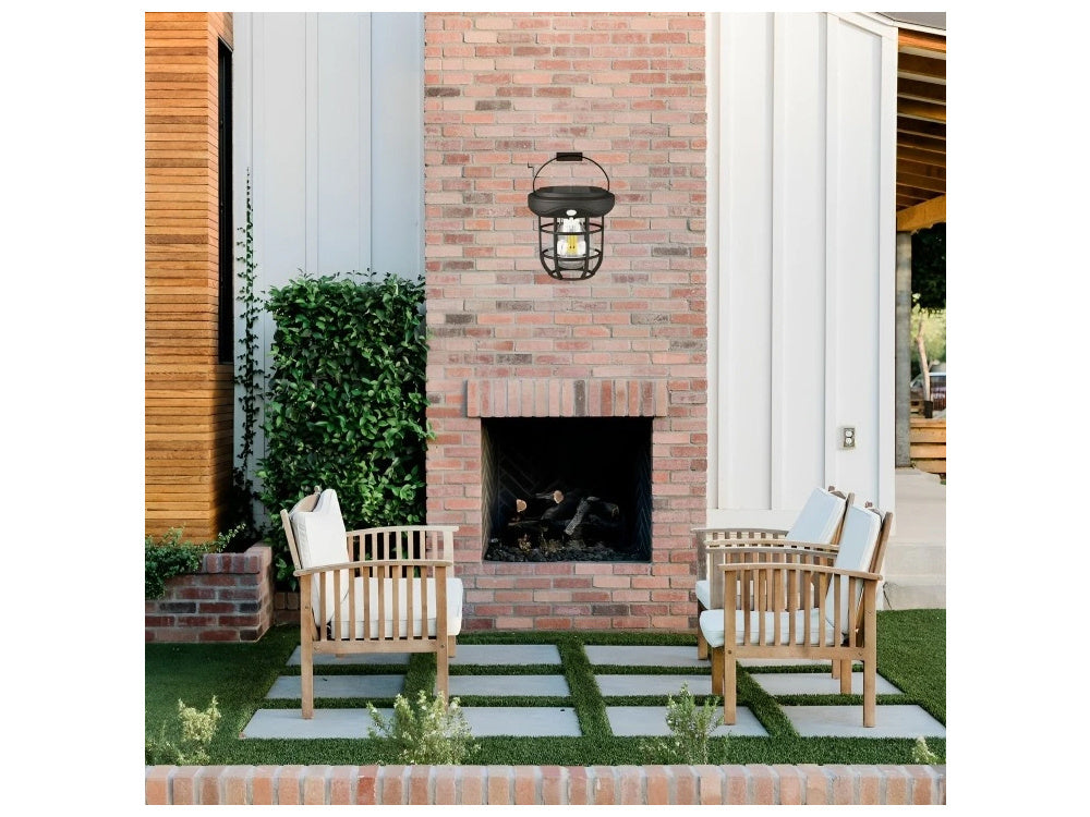 Saulės lempa su saulėlydžio judesio jutikliu 3 režimai 3 led 1800lm atspari vandeniui