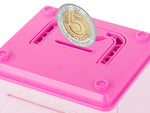 Pinigų dėžutė kasos aparato kodas banknotai monetos pinigai pin kodas, Rožinė, Szín, Rózsaszín