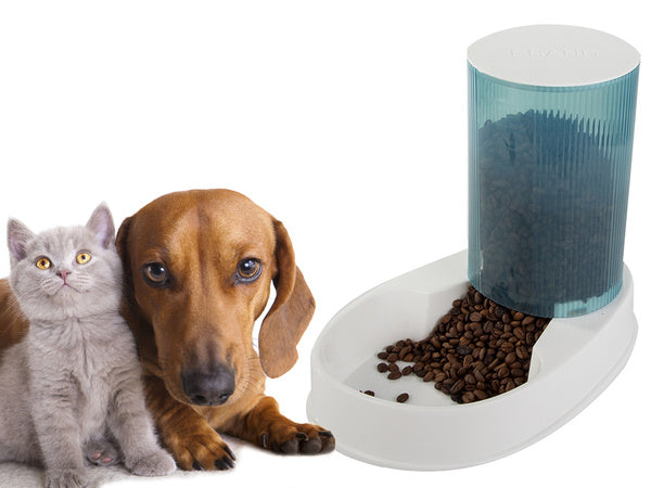 Šunų maisto dozatorius kačių maisto dubenėlis automatinis sauso maisto dozatorius