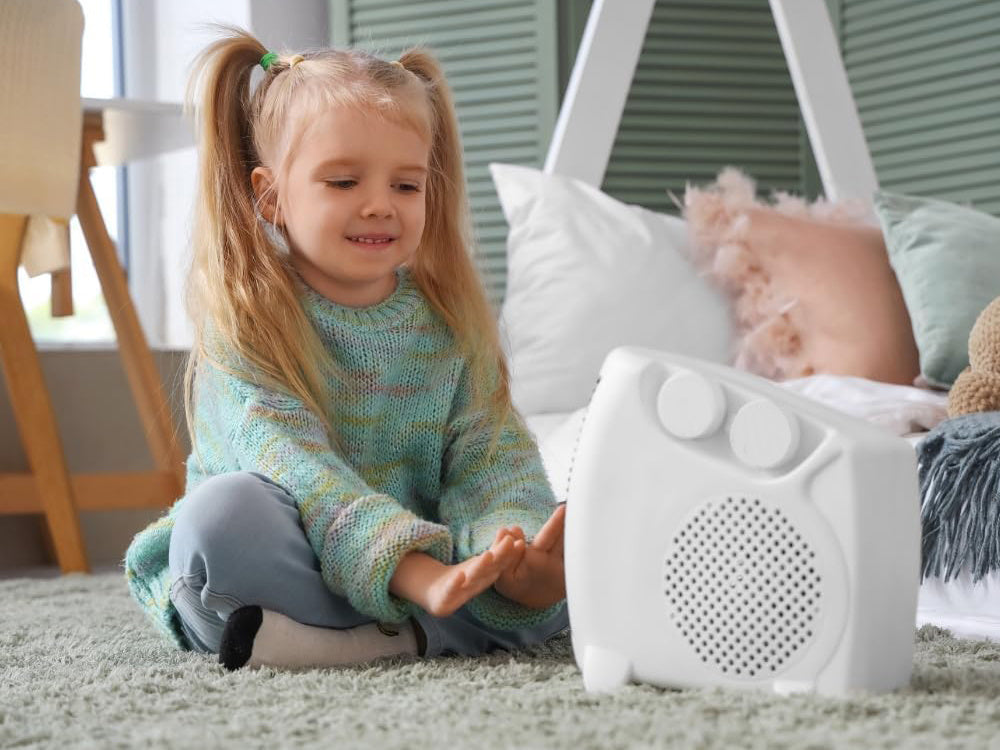 Elektrinis grindų šildytuvas šildytuvas šildytuvas 500w šildytuvas