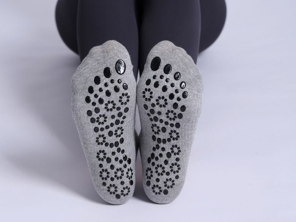 Neslystančios medvilnės kvėpuojančios jogos kojinės kojinės joga 36-40