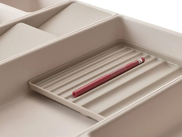 Didelis kosmetikos organizatorius modulinis stalčių įdėklas 12 elementų