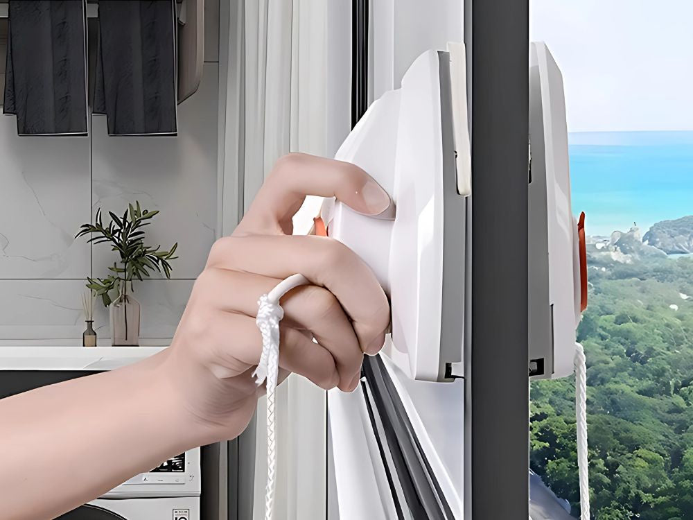 Dvipusis magnetinis langų valiklis su stipriais magnetais