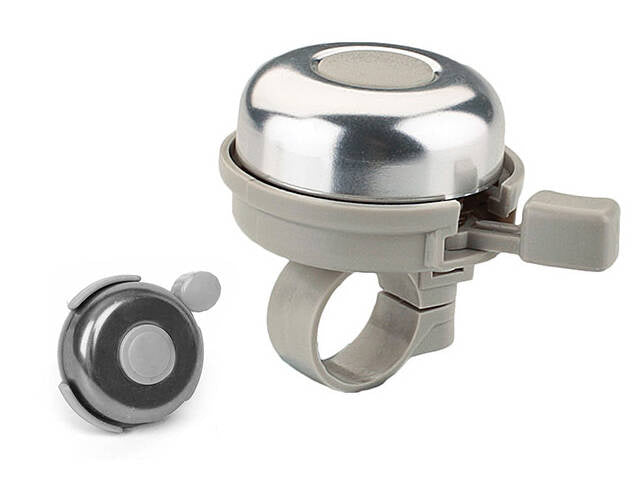 Dviračių varpas metalinis garsus tradicinis dviračio vairas dviratis, Sidabras, Szín, Ezüst