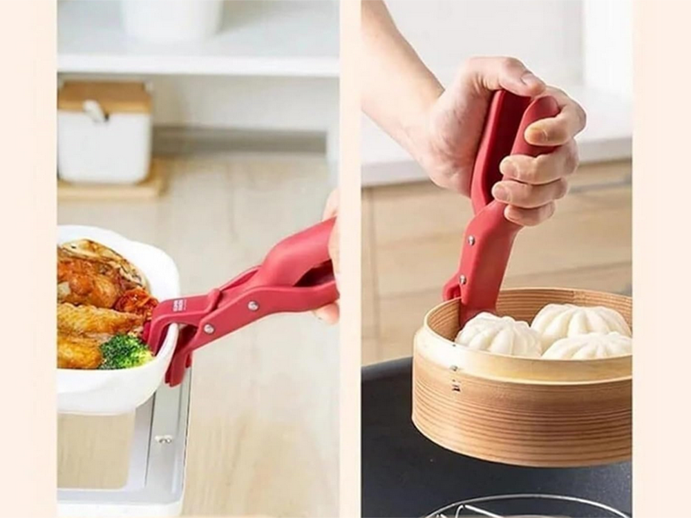 Karštos keptuvės rankena karštos keptuvės žnyplės cool gripper