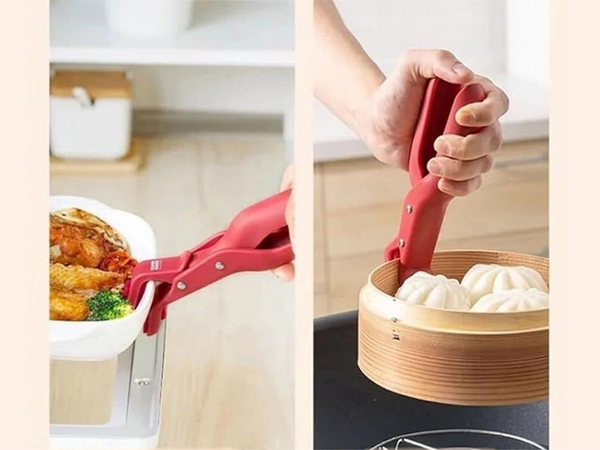 Karštos keptuvės rankena karštos keptuvės žnyplės cool gripper