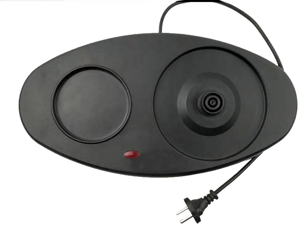 Elektrinis virdulys arbatos virimo rinkinys su šildomu pagrindu