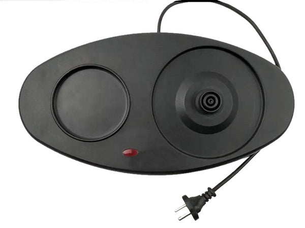 Elektrinis virdulys arbatos virimo rinkinys su šildomu pagrindu