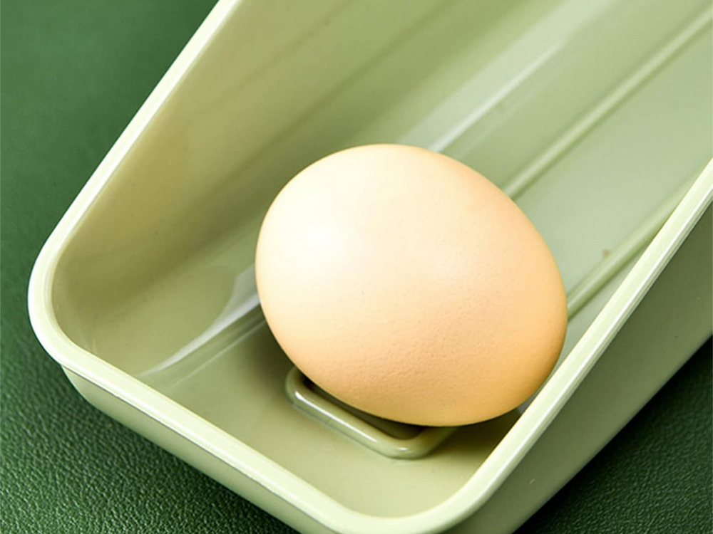 Konteineris kiaušinių dėžutė šaldytuvo organizatorius kiaušinių dėklas