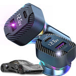 Greitas automobilinis įkroviklis usb-c 30w ir usb-a 15w, skirtas cigarečių uždegiklio lizdui