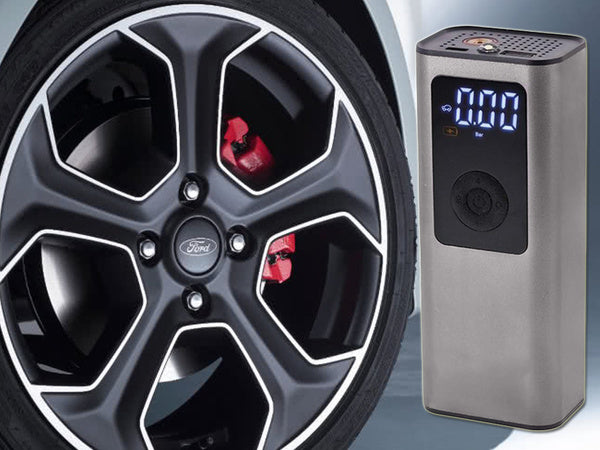 Akumuliatoriaus siurblys dviračio automobilio elektrinis kompresorius 10 barų lcd