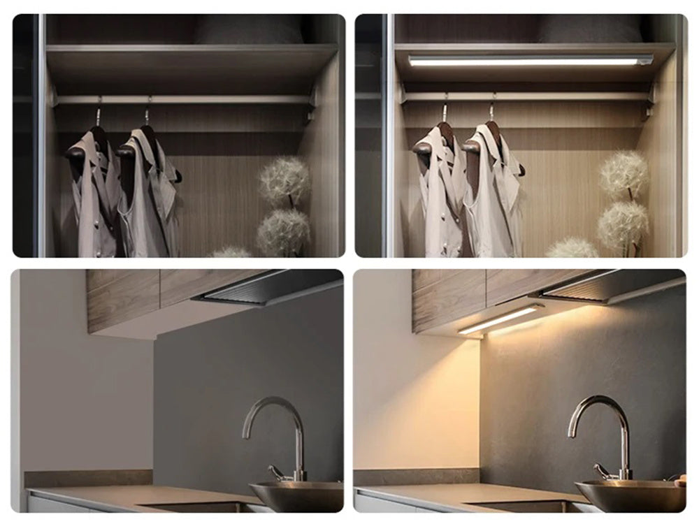 Usb 30 cm rankenos lempa usb 30 cm prisitvirtina prie stalčiaus jutiklio