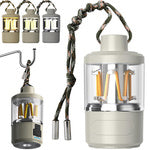 Kelionių šviesos kempingas įkraunamas led žibintuvėlis powerbank usb kempingas