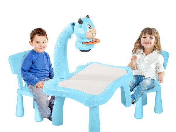 Vaizdo projektorius piešimo stalas rašomoji lenta žymekliai vaikams žymekliai, Mėlyna, Szín, Kék