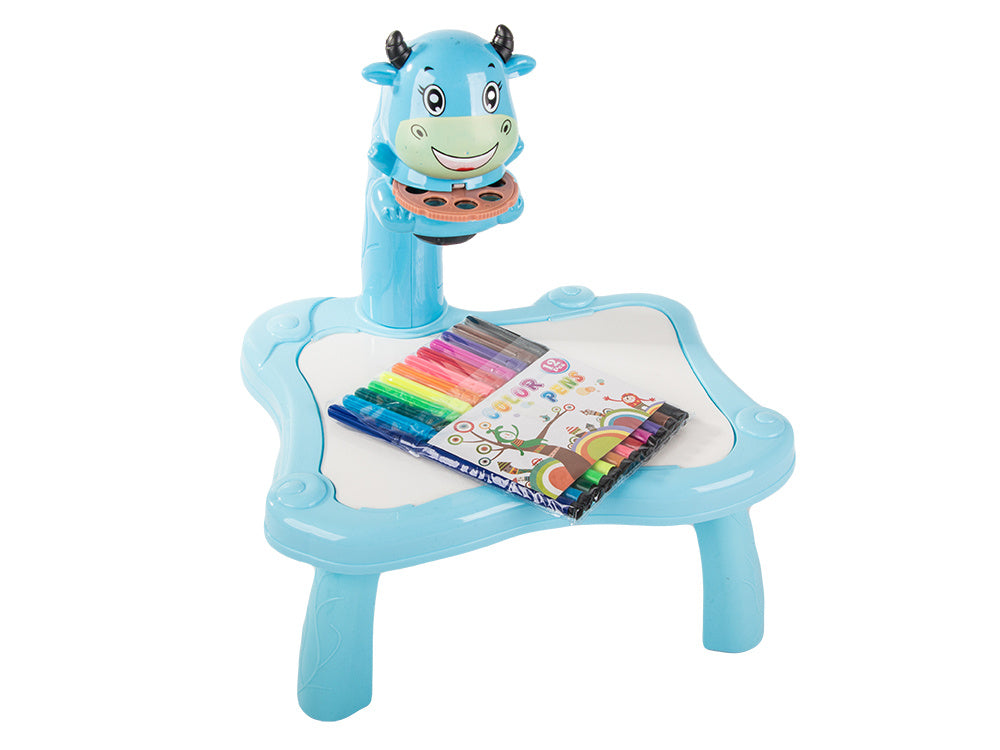 Vaizdo projektorius piešimo stalas rašomoji lenta žymekliai vaikams žymekliai, Mėlyna, Szín, Kék