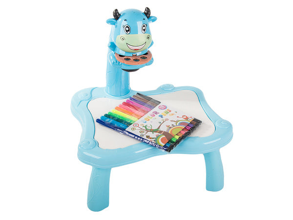 Vaizdo projektorius piešimo stalas rašomoji lenta žymekliai vaikams žymekliai, Mėlyna, Szín, Kék
