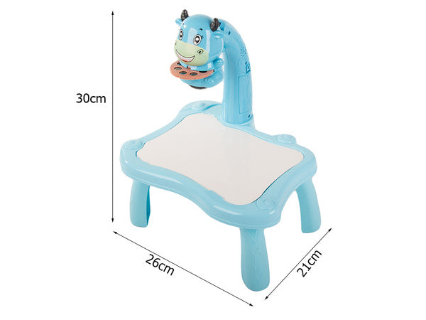 Vaizdo projektorius piešimo stalas rašomoji lenta žymekliai vaikams žymekliai, Mėlyna, Szín, Kék