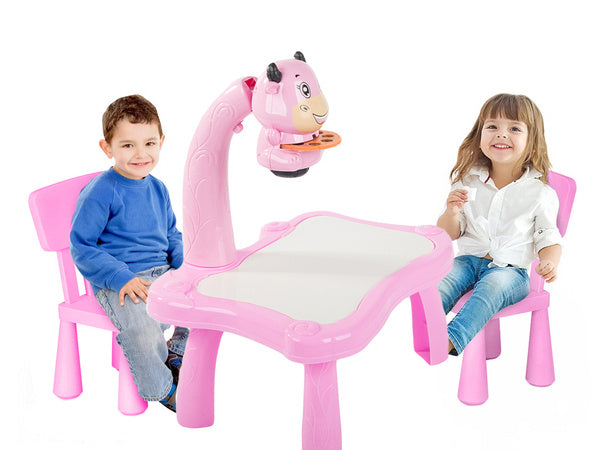 Vaizdo projektorius piešimo stalas rašomoji lenta žymekliai vaikams žymekliai, Rožinė, Szín, Rózsaszín