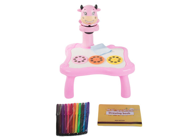 Vaizdo projektorius piešimo stalas rašomoji lenta žymekliai vaikams žymekliai, Rožinė, Szín, Rózsaszín