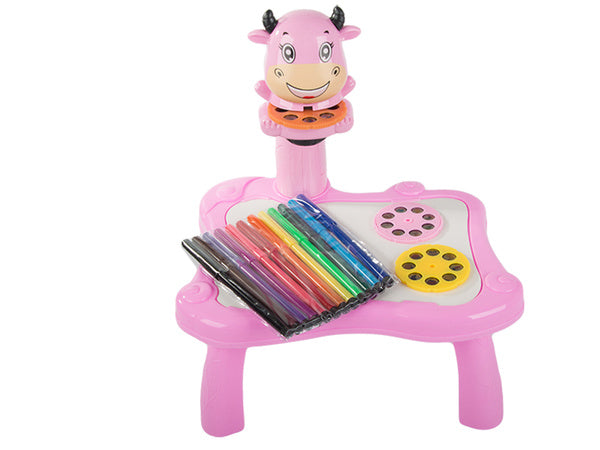 Vaizdo projektorius piešimo stalas rašomoji lenta žymekliai vaikams žymekliai, Rožinė, Szín, Rózsaszín