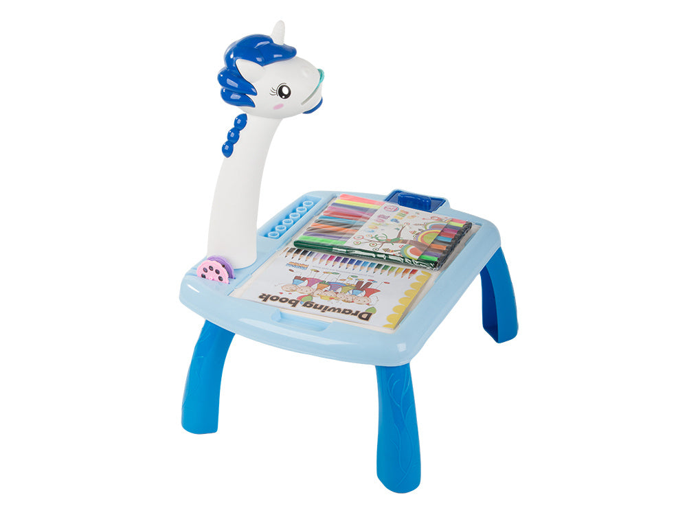 Vaizdo projektorius piešimo stalas rašomoji lenta žymekliai vaikams žymekliai, Mėlyna, Szín, Kék