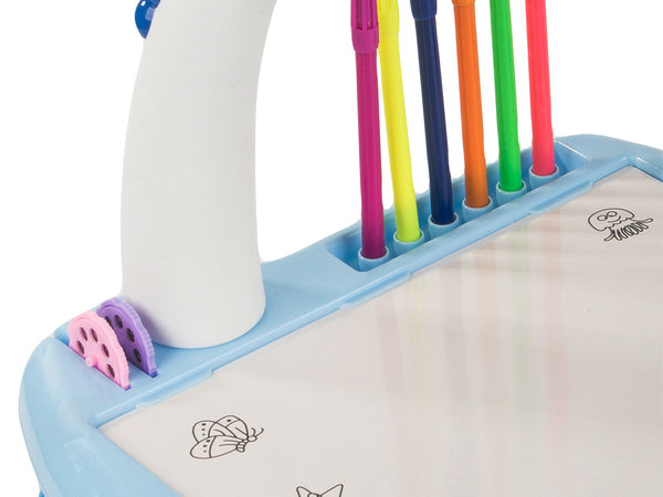 Vaizdo projektorius piešimo stalas rašomoji lenta žymekliai vaikams žymekliai, Mėlyna, Szín, Kék