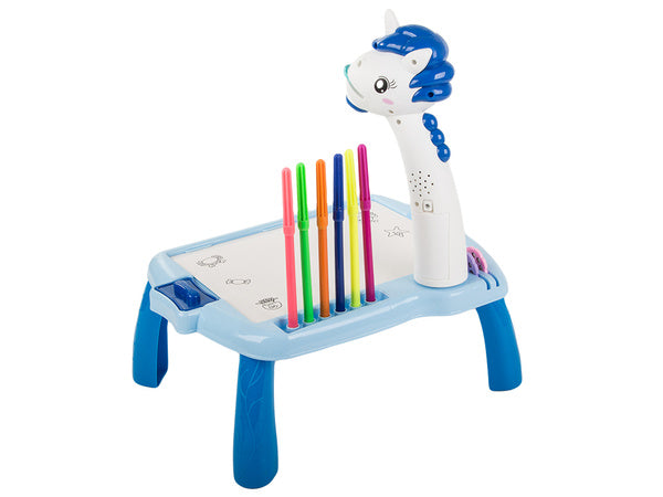 Vaizdo projektorius piešimo stalas rašomoji lenta žymekliai vaikams žymekliai, Mėlyna, Szín, Kék