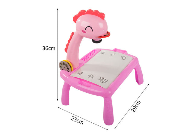 Vaizdo projektorius piešimo stalas rašomoji lenta žymekliai vaikams žymekliai, Rožinė, Szín, Rózsaszín