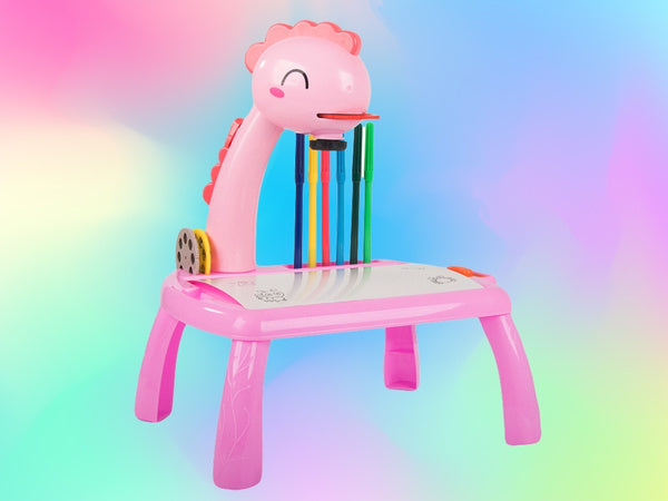 Vaizdo projektorius piešimo stalas rašomoji lenta žymekliai vaikams žymekliai, Rožinė, Szín, Rózsaszín