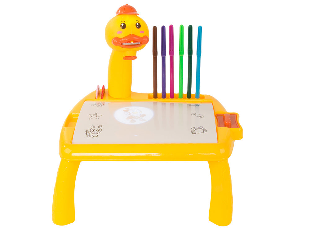 Vaizdo projektorius piešimo stalas rašomoji lenta žymekliai vaikams žymekliai