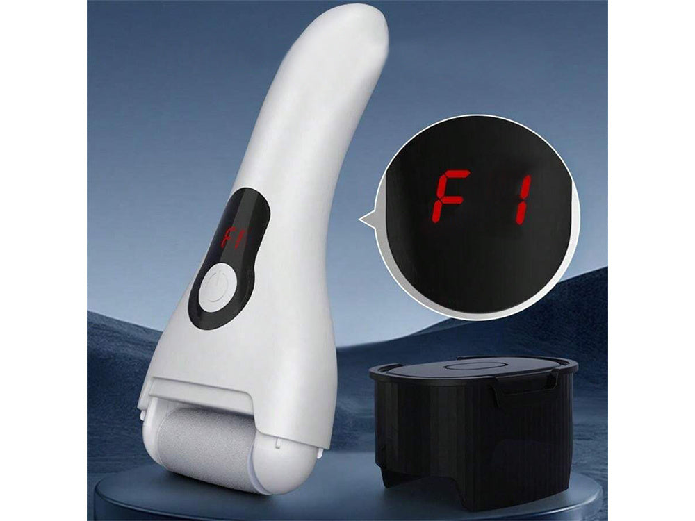 Elektrinis kulno failas pemzos akmenų pjaustymo rinkinys 3 ritinėliai lcd