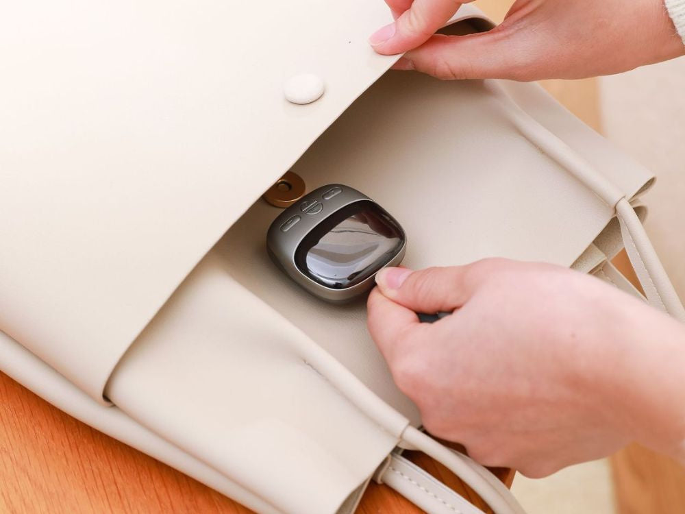 Elektrostimuliatorius kaklo masažuoklis mažas šildantis 9 galios lygiai