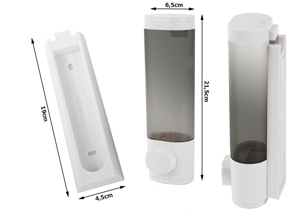 Muilo gelio skysčio šampūno dozatorius sieninis dozatorius 300ml pakabukas