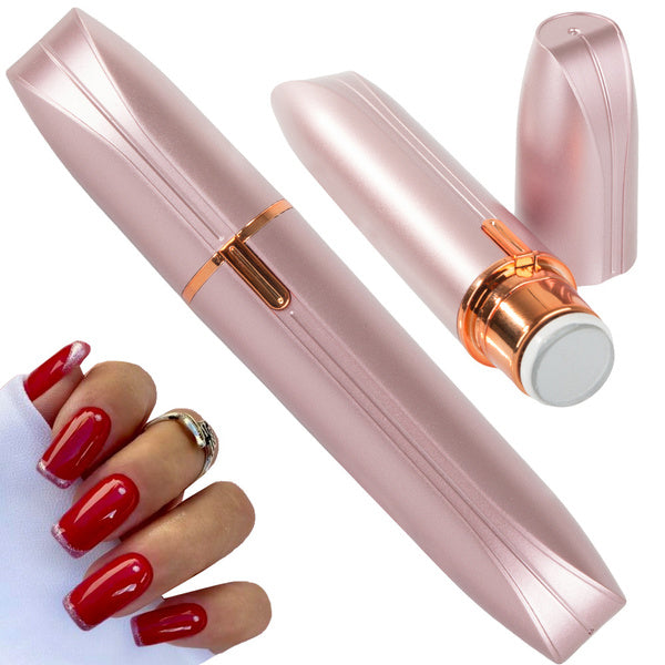 Manikiūro pedikiūro nagų poliravimo aparatas, belaidis, skirtas nagų plokštelėms lyginti