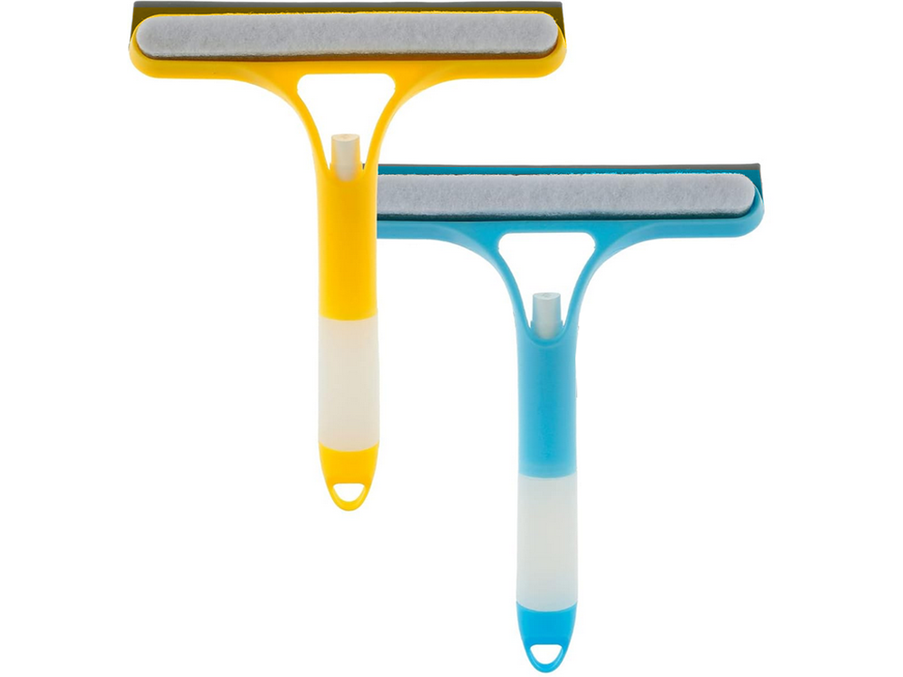 Langų valytuvas su plovimo šepečiu kabinos purkštuvu