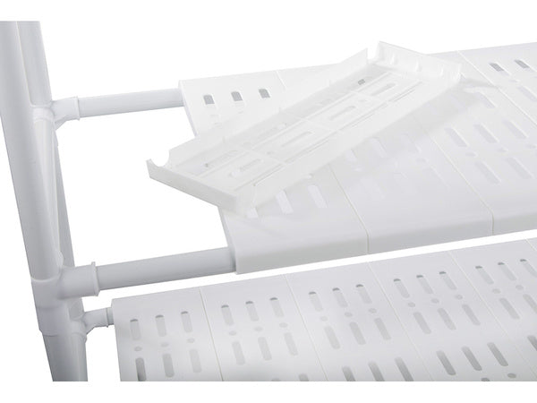 Vonios lentyna virtuvės spintelė mobilus lentynas ant ratų 4 lygių kabliukai