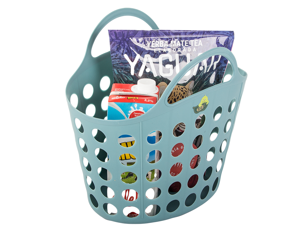 Patogus krepšelis grybams daržovėms vaisiams vaisių rankenos iškylai