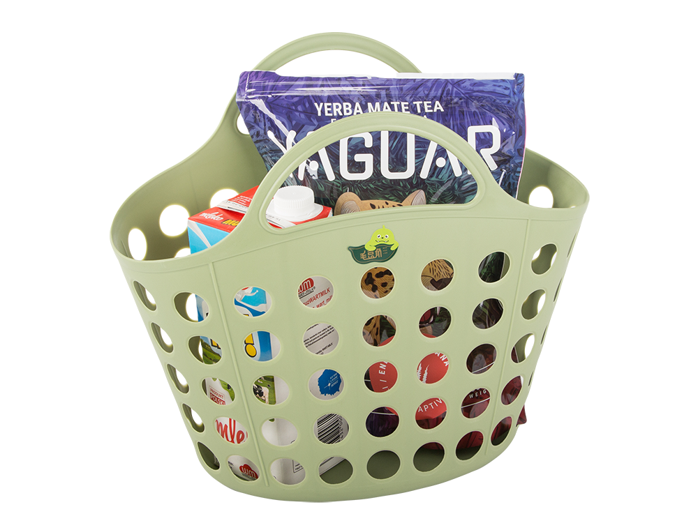 Patogus krepšelis grybams daržovėms vaisiams vaisių rankenos iškylai