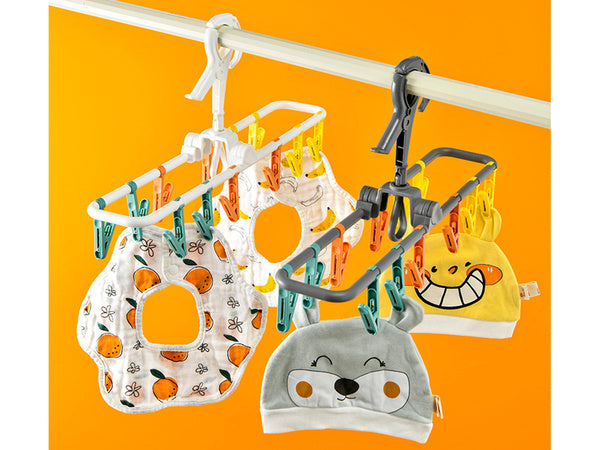 Džiovyklė kojinėms, apatiniams drabužiams, drabužių pakaba kabinti 12 smeigtukų rinkinys