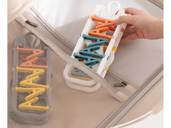 Džiovyklė kojinėms, apatiniams drabužiams, drabužių pakaba kabinti 12 smeigtukų rinkinys