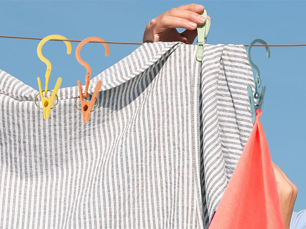 Spaustukas su kabliuku 3 dalių skalbinių džiovinimo spaustukas