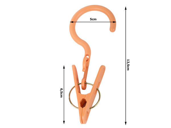 Spaustukas su kabliuku 3 dalių skalbinių džiovinimo spaustukas