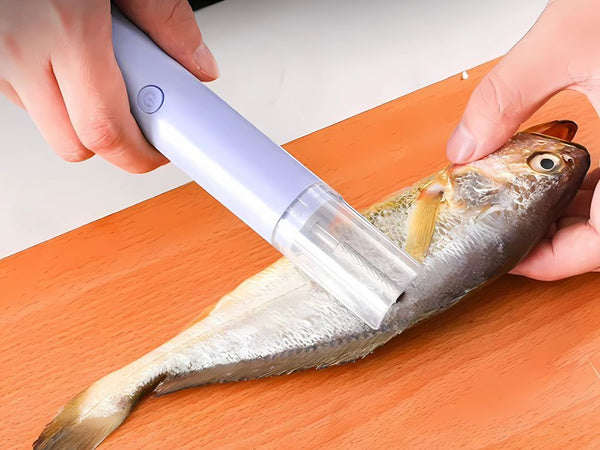 Elektrinis grandiklis grandiklis žuvies žvynų skaleris tarkavimo mašina