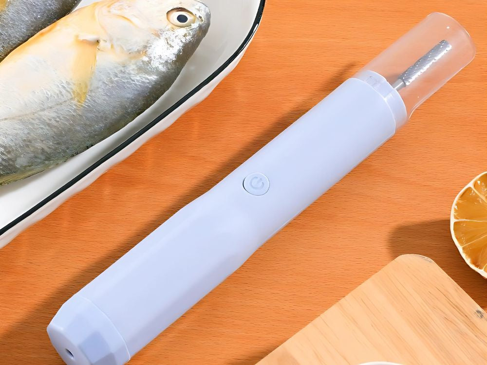 Elektrinis grandiklis grandiklis žuvies žvynų skaleris tarkavimo mašina